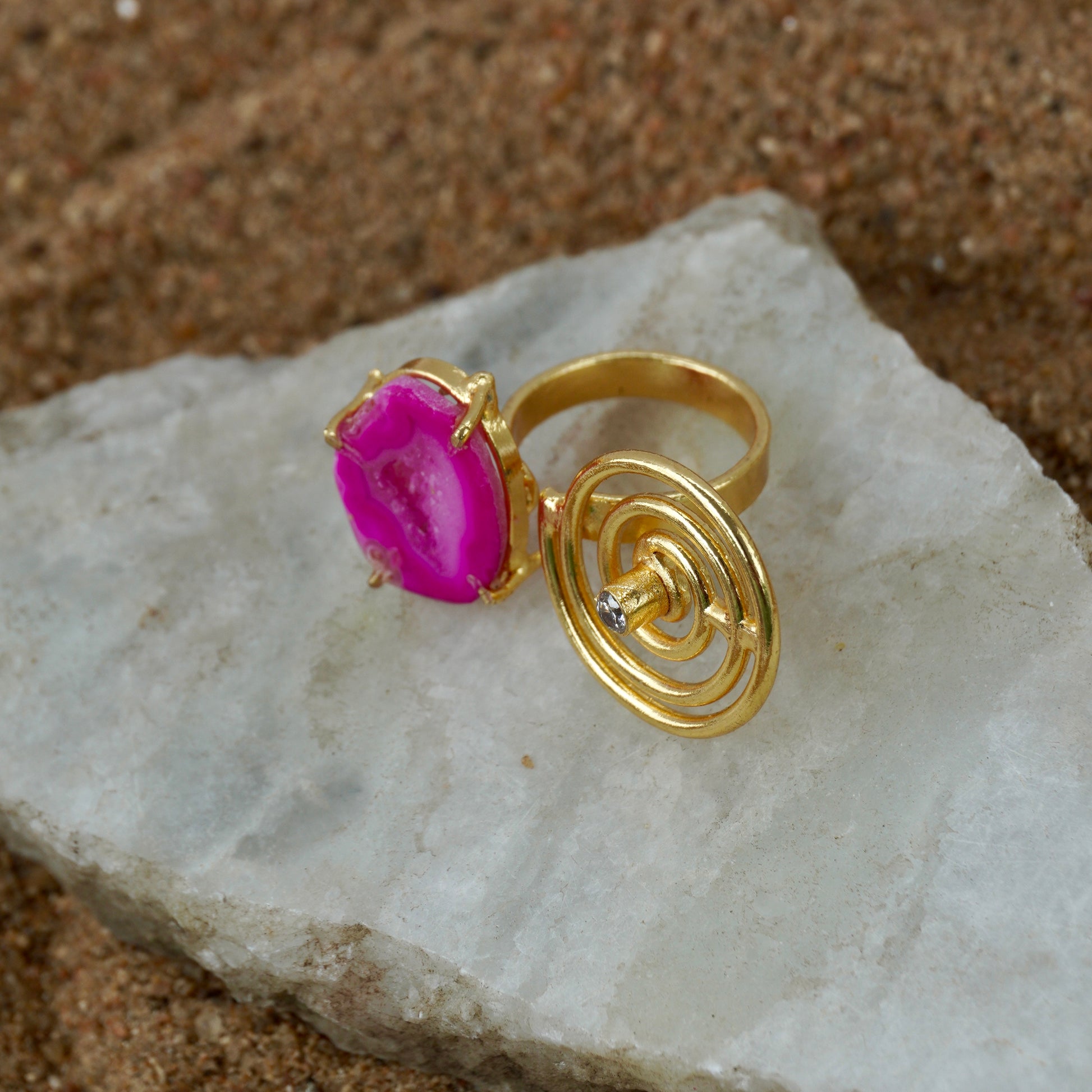 Spiral Rosé Ring
