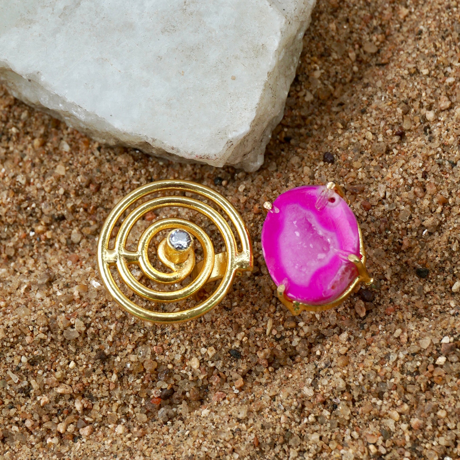 Spiral Rosé Ring