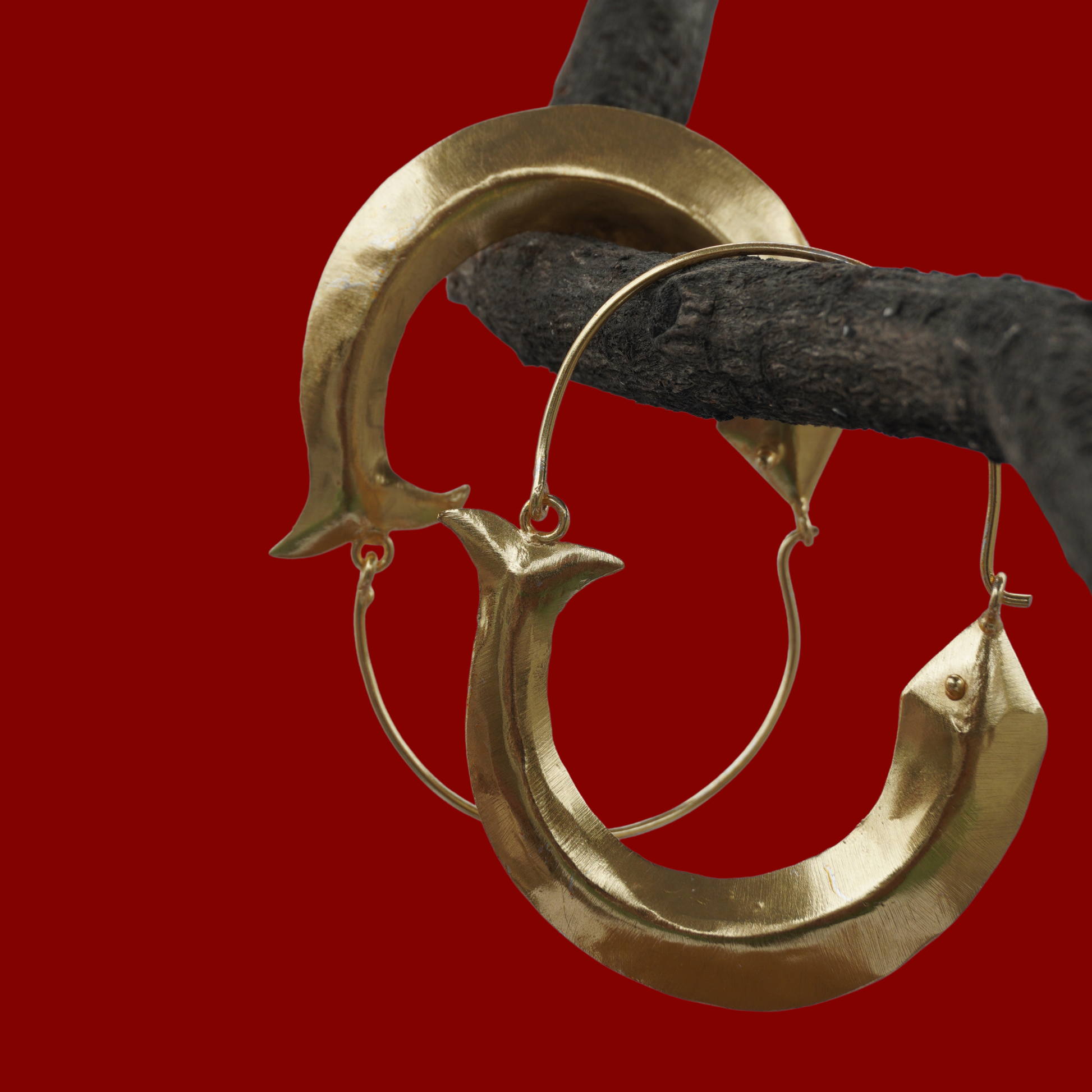Koi Fortune Hoops